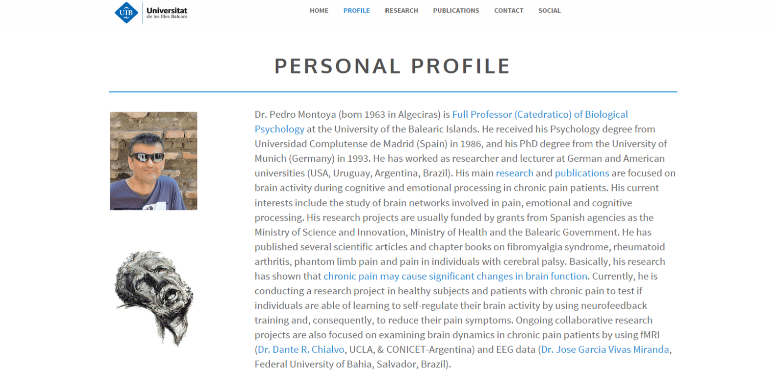 Pedro Montoya's Personal Profile